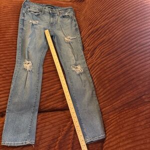 Aeropostale Distressed Light Blue Women’s Jeans - Classic Fit 28 x30